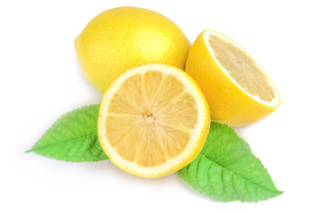 Limon isolated on a white background with clipping path