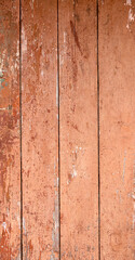 Fototapeta premium Old grey and red wooden background with cracks and scratches in vintage style