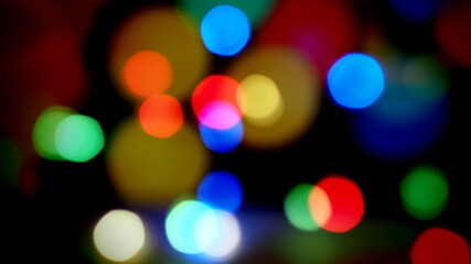 Fototapeta premium colorful lights. bokeh