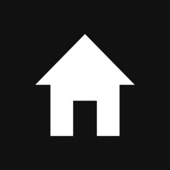 Home icon on grey background