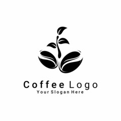 coffee logo vector, cafe logo