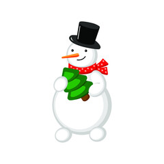 snowman icon vector illustration