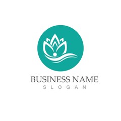 Beauty Vector lotus flowers design