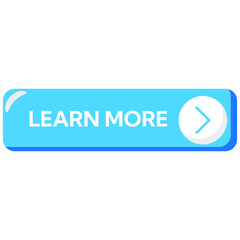 Vector modern material style buttons. Different gradient colors and icons on white forms with shadows.