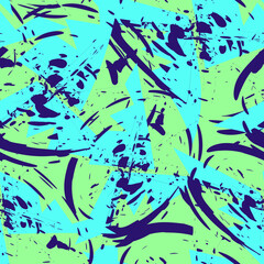 Seamless abstract urban pattern with trianle elements and grunge spots