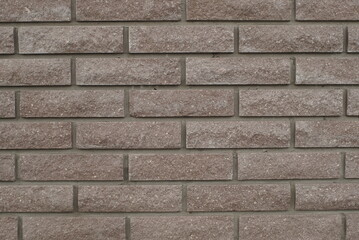 wall made of brown brick background texture 
