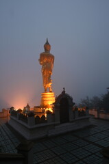 Fototapeta na wymiar Buddha image in a blessing at 