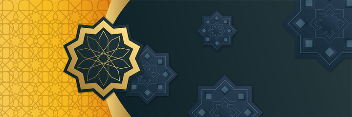 Islamic Ramadan Kareem Banner Background