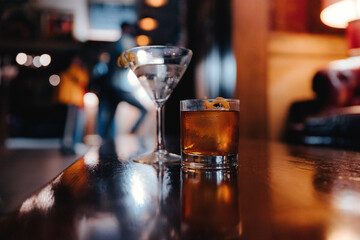 Martini and an Old Fashioned