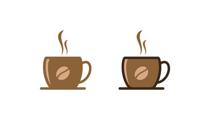 Coffee cup icon vector