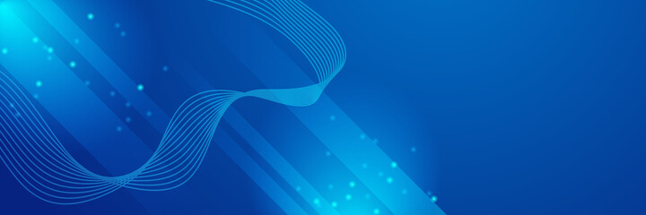 Modern blue abstract banner background with shadow 3d layered light rectangle. Vector illustration design for presentation, banner, cover, web, flyer, card, poster, wallpaper, texture, slide, magz