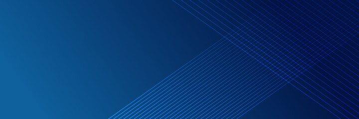 Modern abstract dark navy blue banner background. Vector abstract graphic design banner pattern background template.