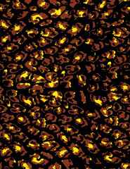 background with leopard pattern