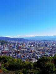 Fototapeta premium 松山総合公園より望む松山平野(愛媛県松山市)