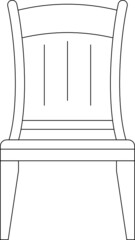 furniture icons chair and  interior