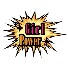 girl power quote vector craft design inspiration