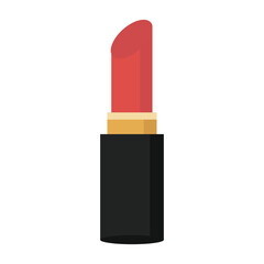 Coral-colored lipstick for use in cosmetics advertising