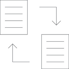 data analytics icons data and sharing