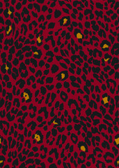 seamless pattern with leopard