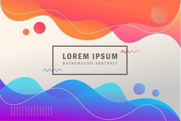 colorful gradient liquid shape Abstract background concept