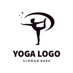 Yoga Logo Template design Premium Vector