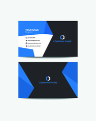 simple minimal Business Card layout, simple Business Card, Stylish stationery design and visiting card, Flat Design Vector Illustration