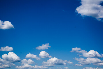 blue sky with clouds