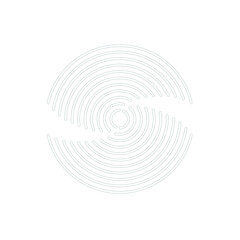 Abstract logo design. Circle swirl logo. Vector illustration.