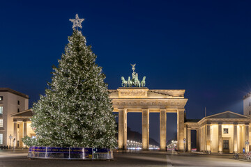 Weihnachtsbaum Brandenburger Tor