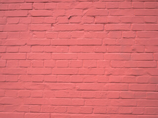 Pastel pink wall. Abstract background with brick texture.