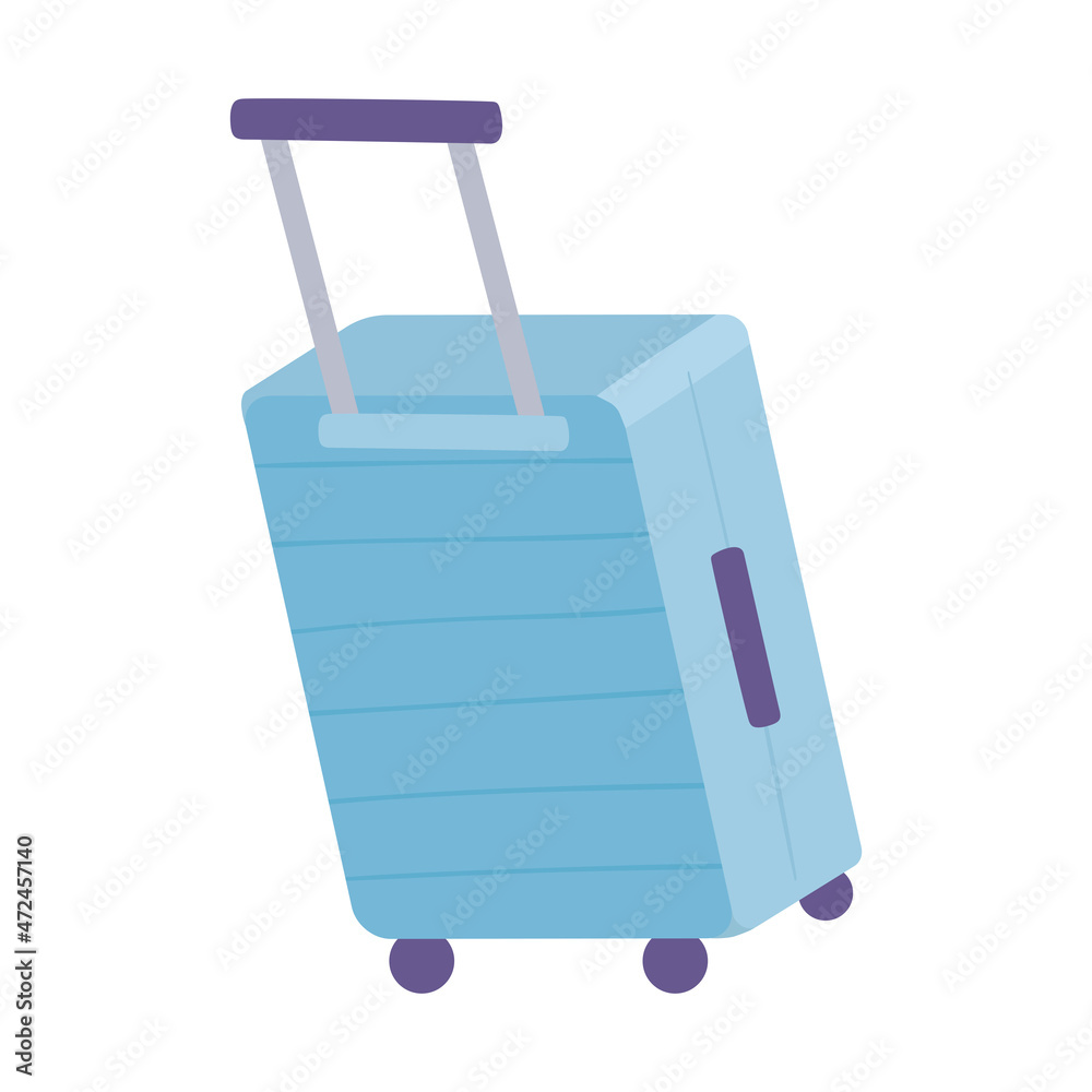 Poster modern suitcase icon