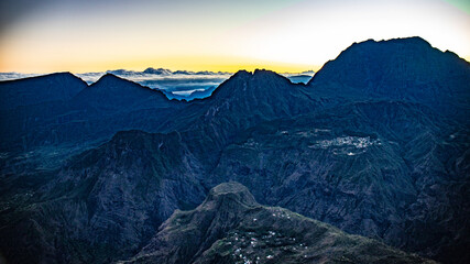 Fototapeta premium reunion island in indian ocean