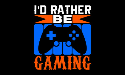 Video Game T-Shirt Design SVG EPS PNG