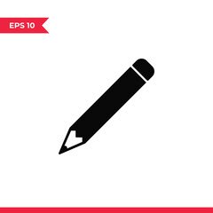 Pencil icon vector. Pen sign