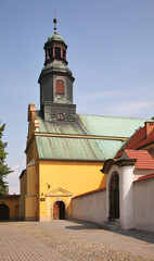 Monastery of Sisters Mniszek from Eternal Adoration in Klodzko. Poland - obrazy, fototapety, plakaty