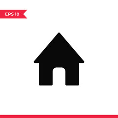 Home icon vector. House sign