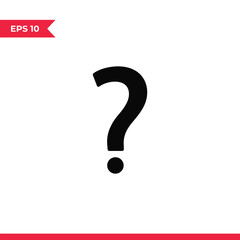 Question icon vector. Help sign
