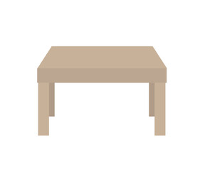 Coffee table on a white background. Symbol. Vector illustration.