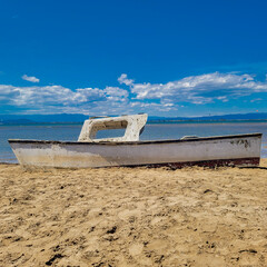 playa del trabucador en el delta del ebro