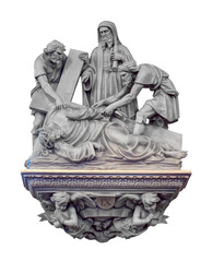 9th Station of the cross -  Jesus Falls the Third Time