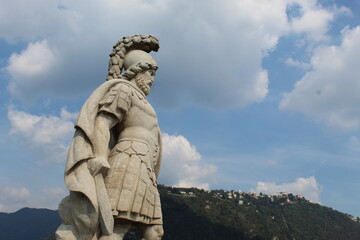 statue of a gladiator