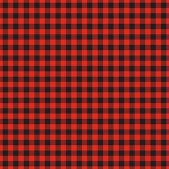 red checkered pattern, seamless background, vector gingham