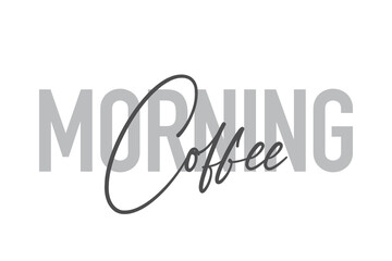 Modern, simple, minimal typographic design of a saying 