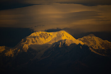Himalaya-berg in Darjeeling, India
