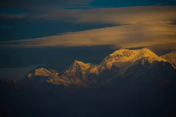 Cercles muraux Kangchenjunga Himalayas Mountain in Darjeeling India