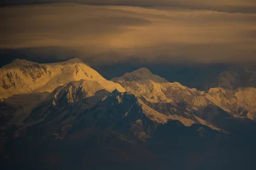 Papier Peint photo Kangchenjunga Himalayas Mountain in Darjeeling India