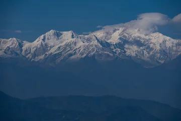 Selbstklebende Fototapete Kangchendzönga Himalaya-Berg in Darjeeling, Indien