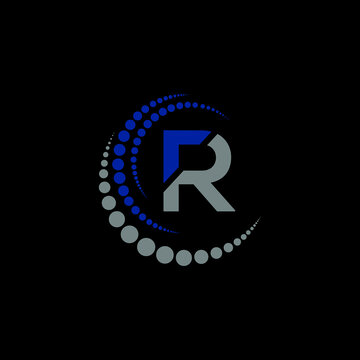 Download Letter R Blue Flowers Wallpaper  Wallpaperscom