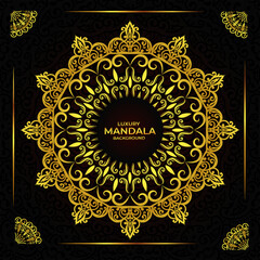 Luxury mandala background design 