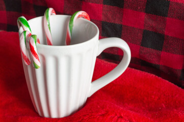 Cup of love through a candy cane this Christmas season.